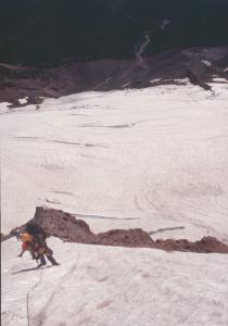 steep snow ramp